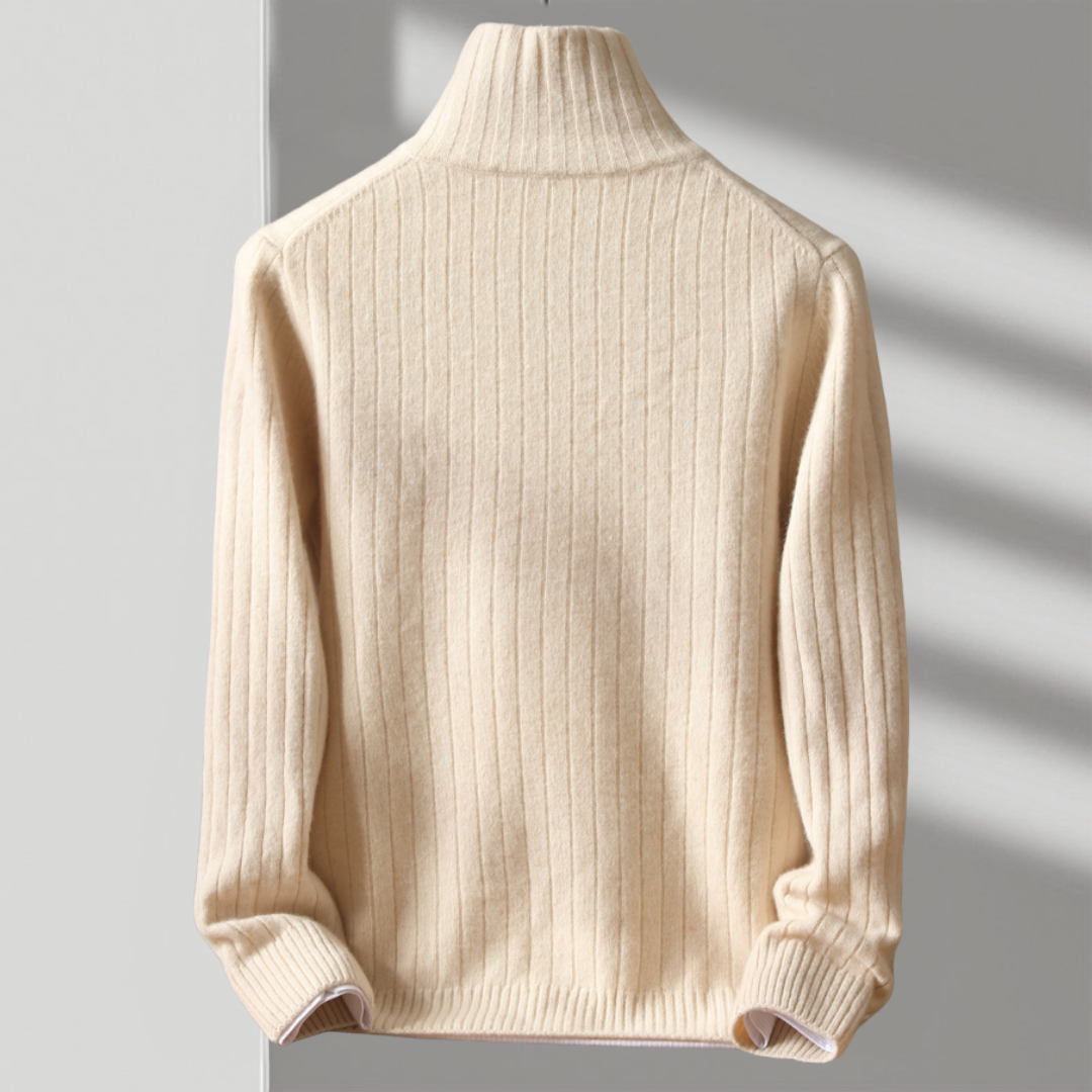 Yani - Veste en laine mérinos tricotée