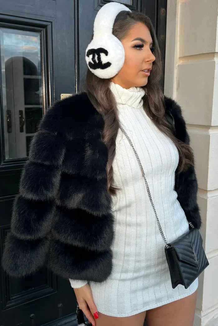 Yani - Veste en Fausse Fourrure Confortable