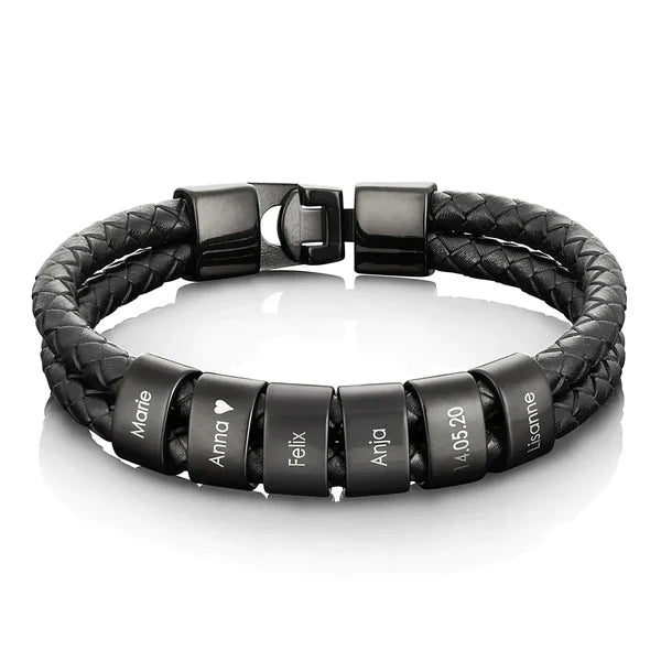 Bracelet en Cuir pour Homme Personnalisable