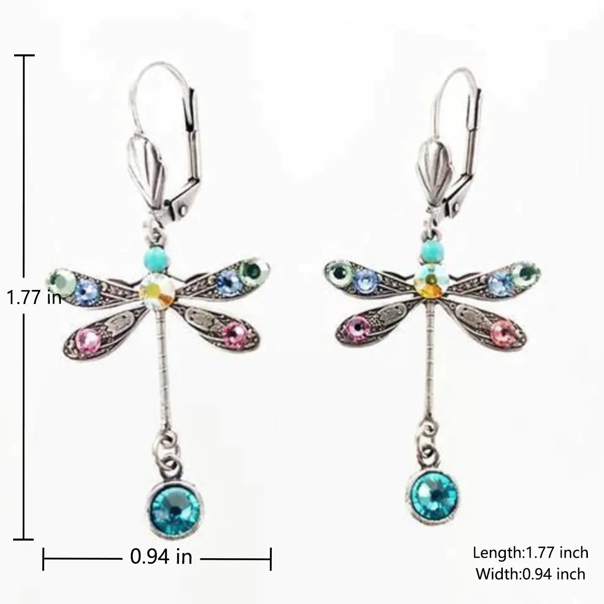 Boucles d'oreilles vintage « Libellule »
