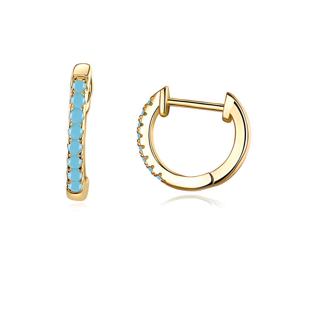 CRYSTAL™ | Boucles d’Oreilles Clous avec Zircon