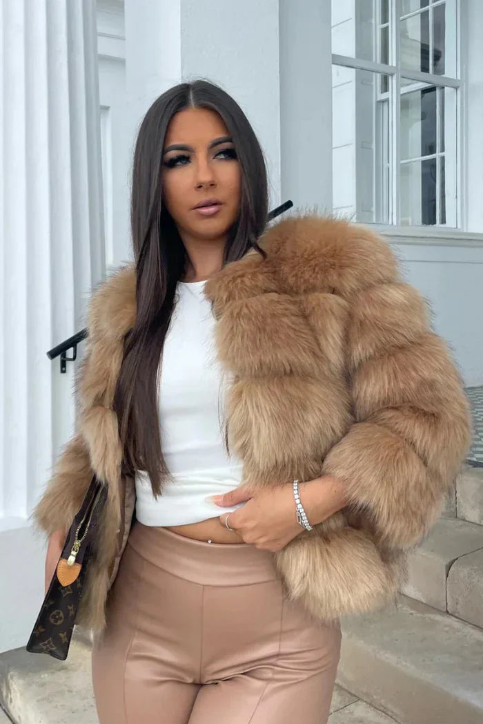 Yani - Veste en Fausse Fourrure Confortable