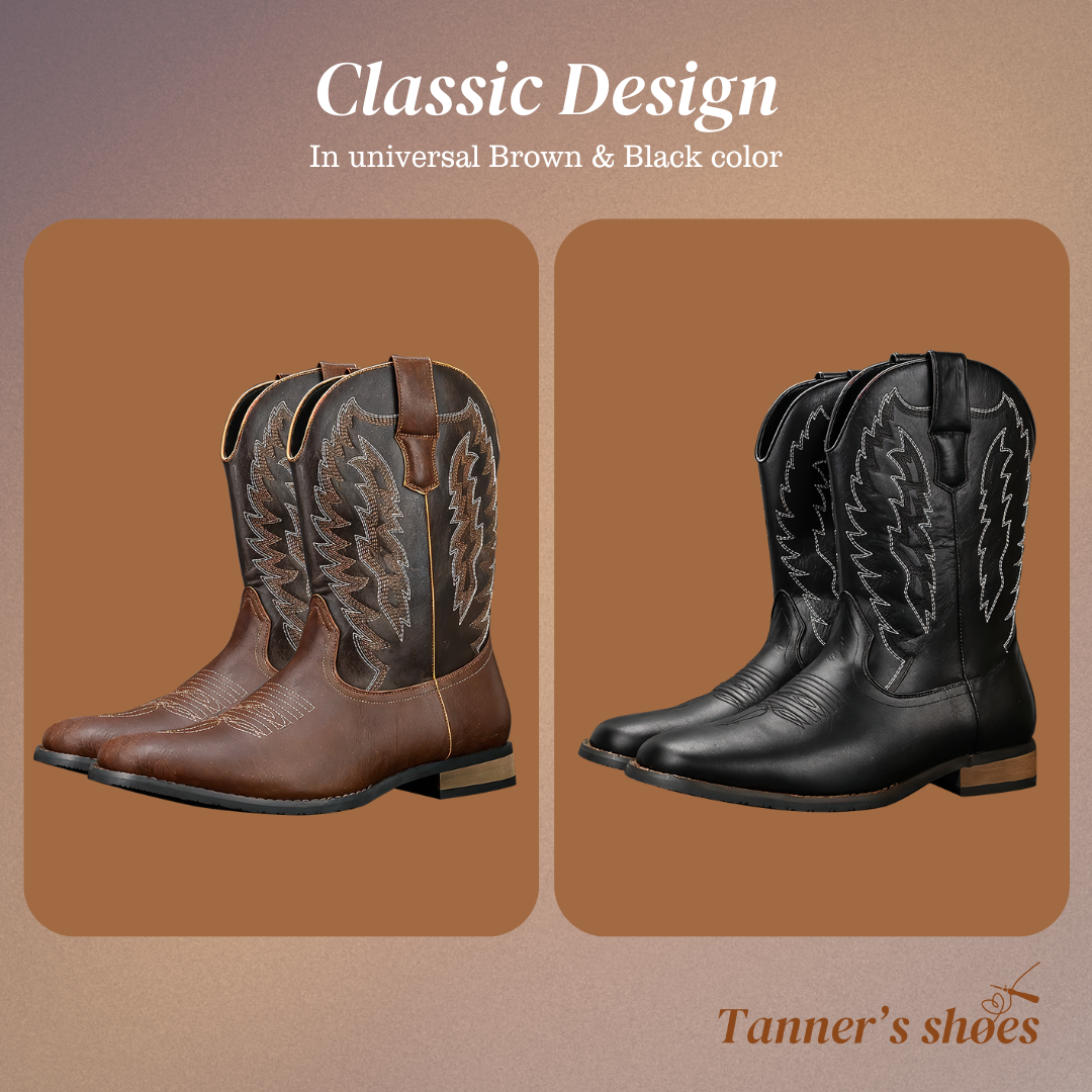Jakob | Bottes Western Classiques Mi-mollet