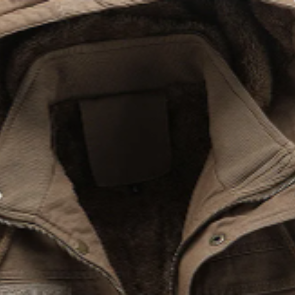 Veste d'Hiver Élégante et Coupe-Vent