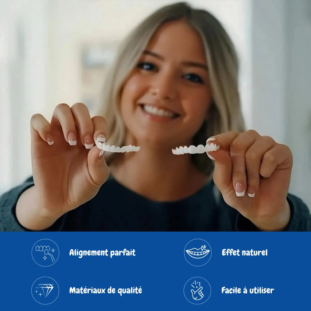 Schneider Facettes dentaires souples à clipser – Sourire immédiat sans douleur
