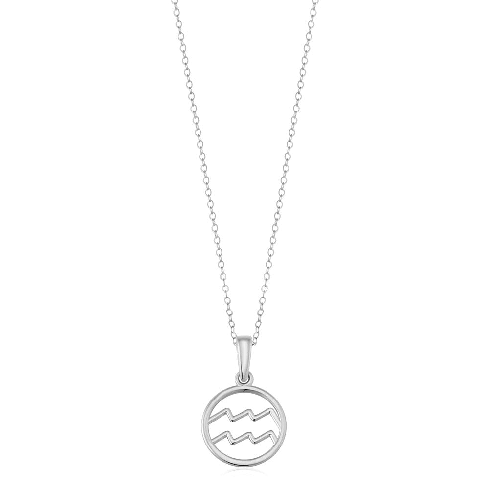 Collier Signe Astrologique | Or Blanc
