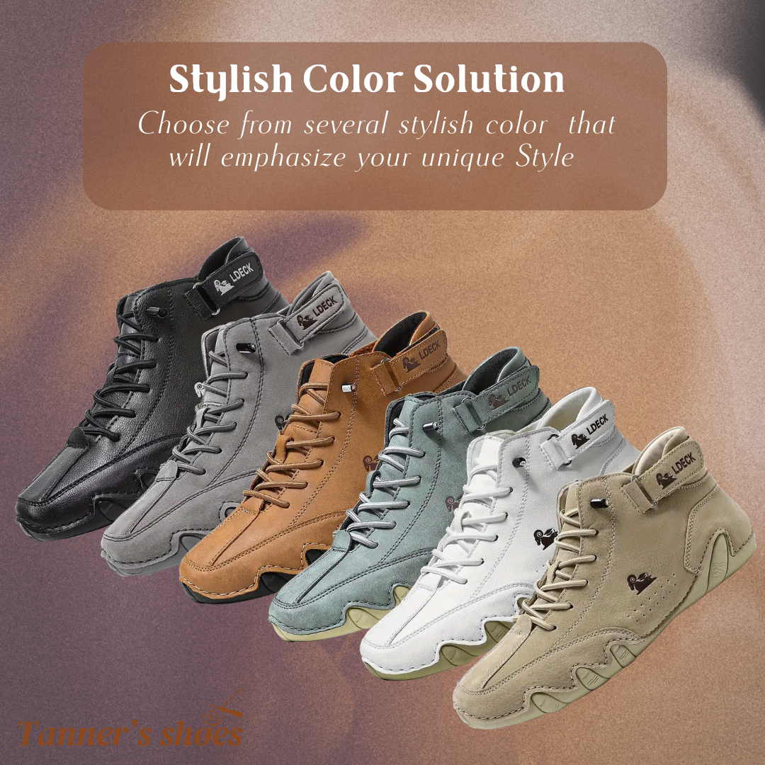 Jaxon | Chaussures de sport décontractées orthopédiques pour hommes à tige haute