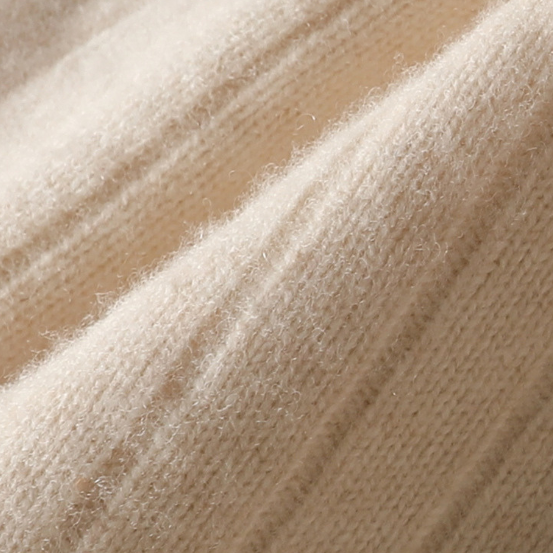 Yani - Veste en laine mérinos tricotée