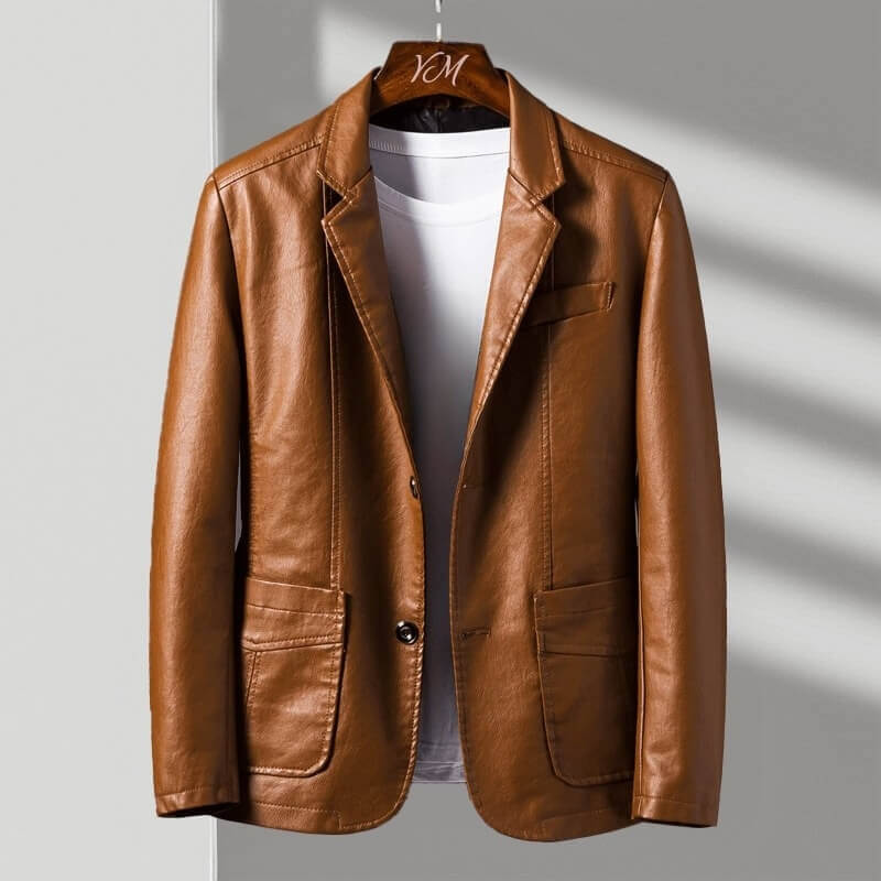 Veste en cuir Alessandro Verdi