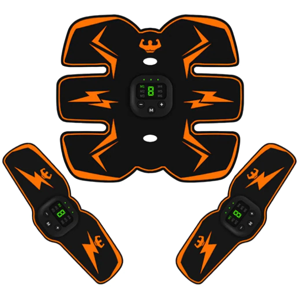PowerFit – Pack d'électrostimulation pour abdos, bras et jambes