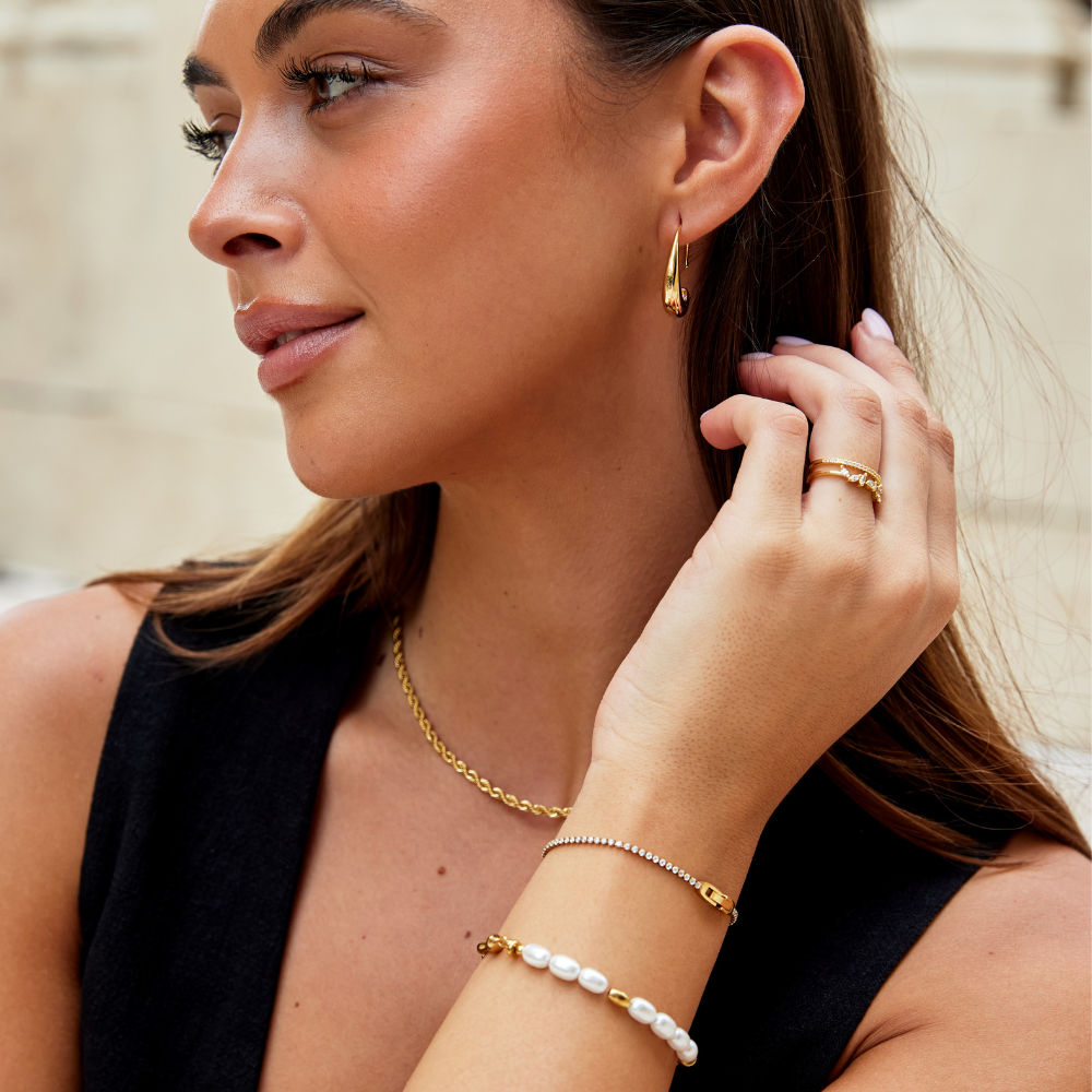 Bracelet en Cristal Niyah | Or