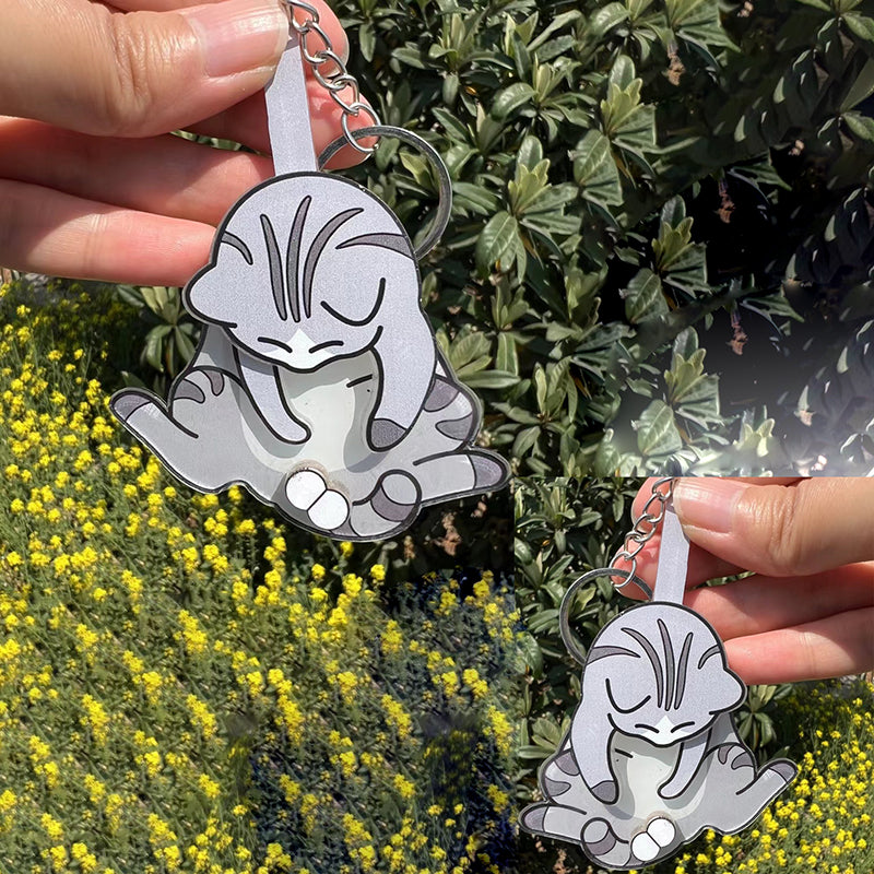 Porte-clés œufs et chaton