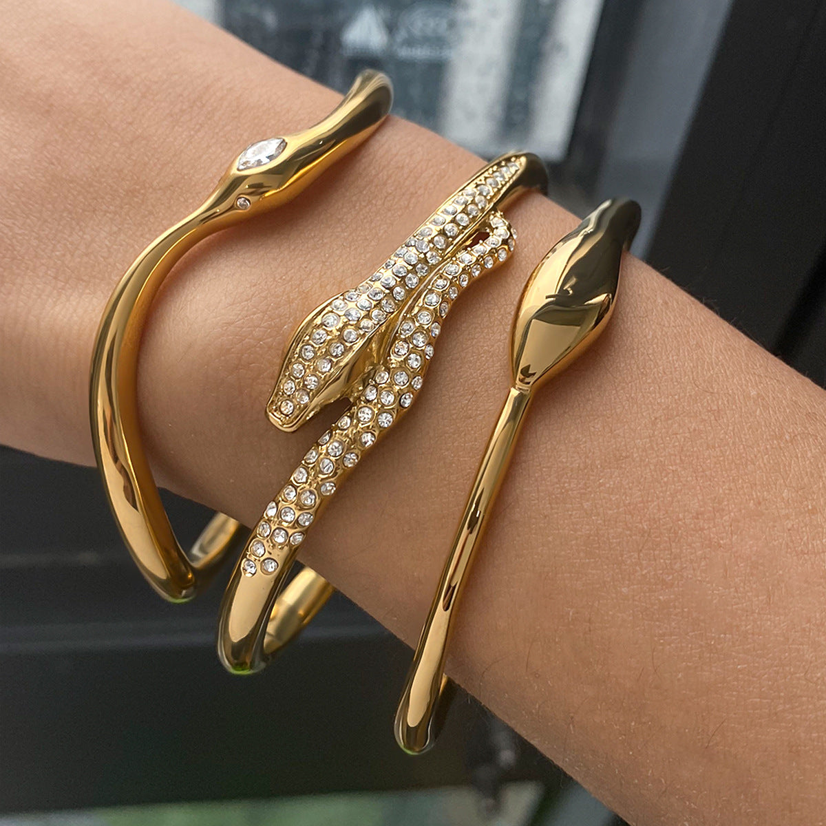 Ensemble de bracelets Cassian Veyne | Or