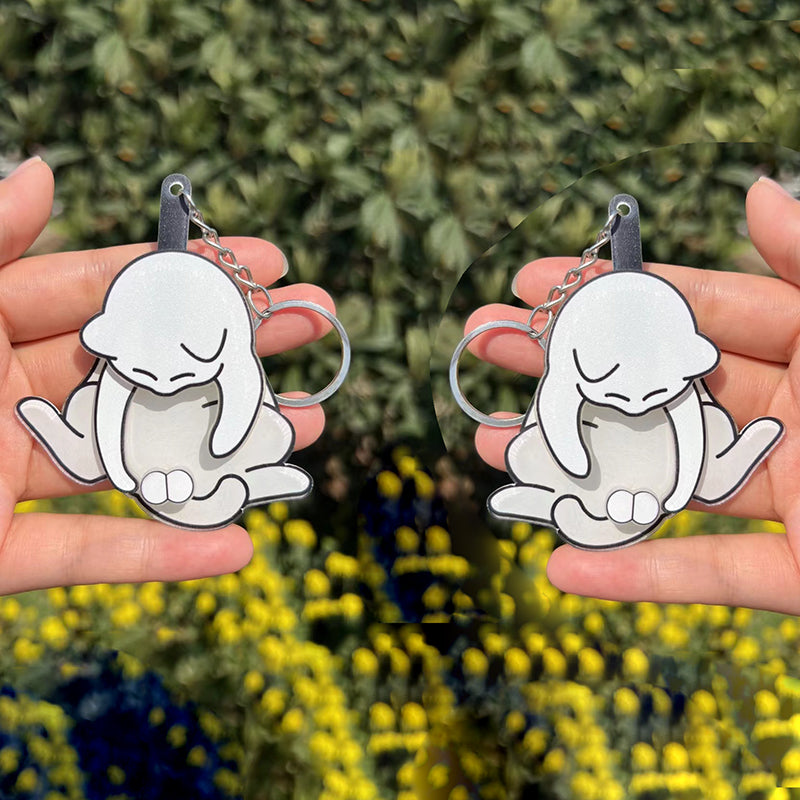 Porte-clés œufs et chaton