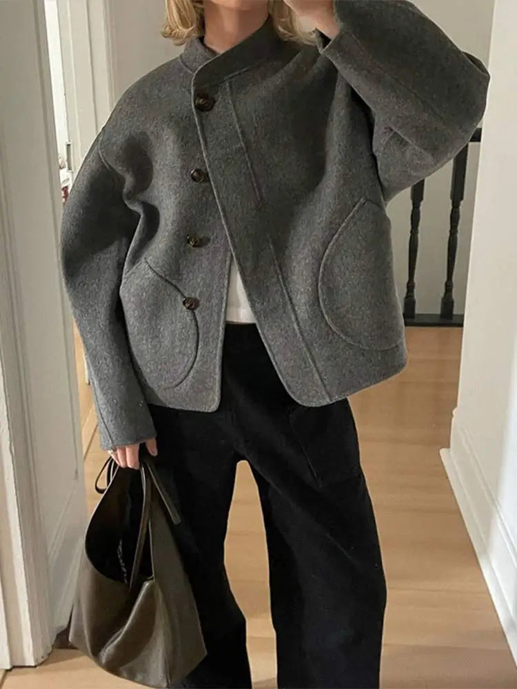 Yani - Manteau Oversized en Mélange de Laine
