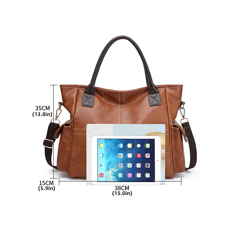 Sarah™ | Grand sac en tissu en matériau luxueux