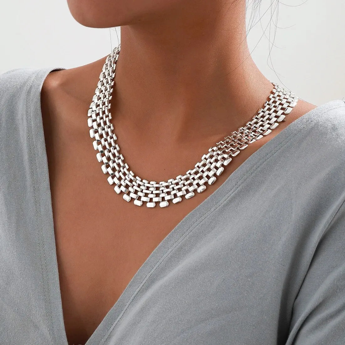 Collier en Argent Cubain