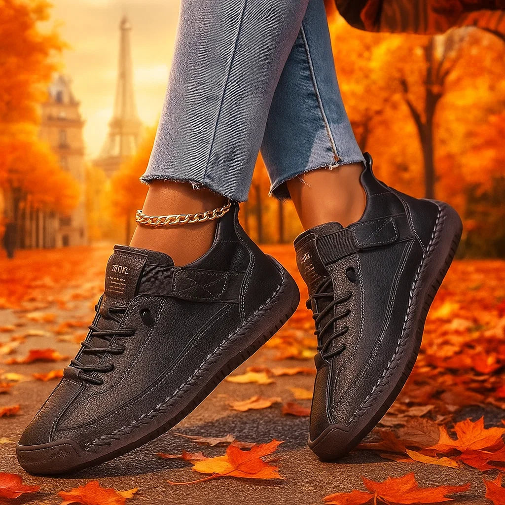 Yani - Baskets Confort Orthopédique Noir