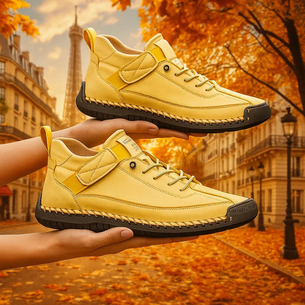 Yani - Baskets Confort Orthopédique Jaune