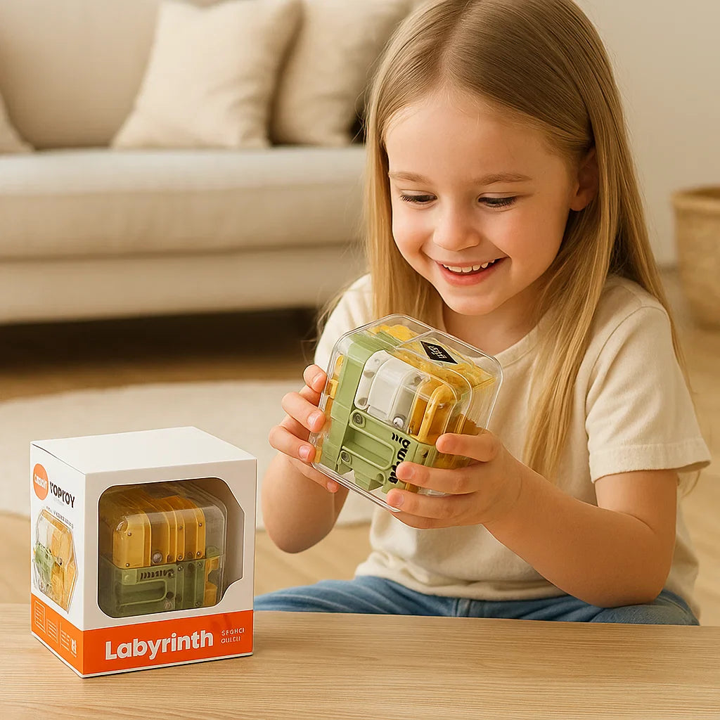 Labyrinthe 3D Cube Puzzle