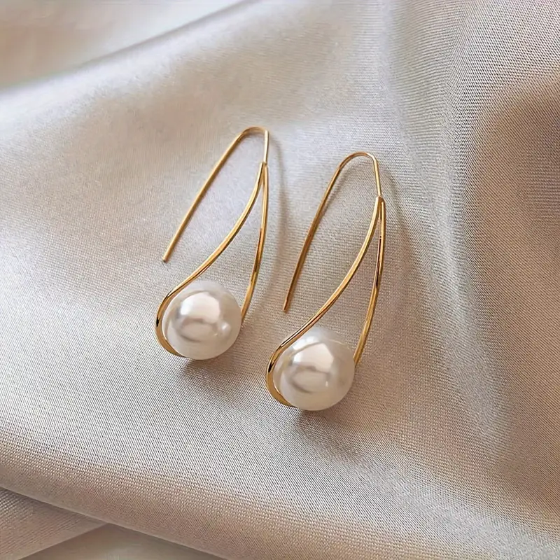 Boucles d'oreilles perles élégantes pour femmes - Celina
