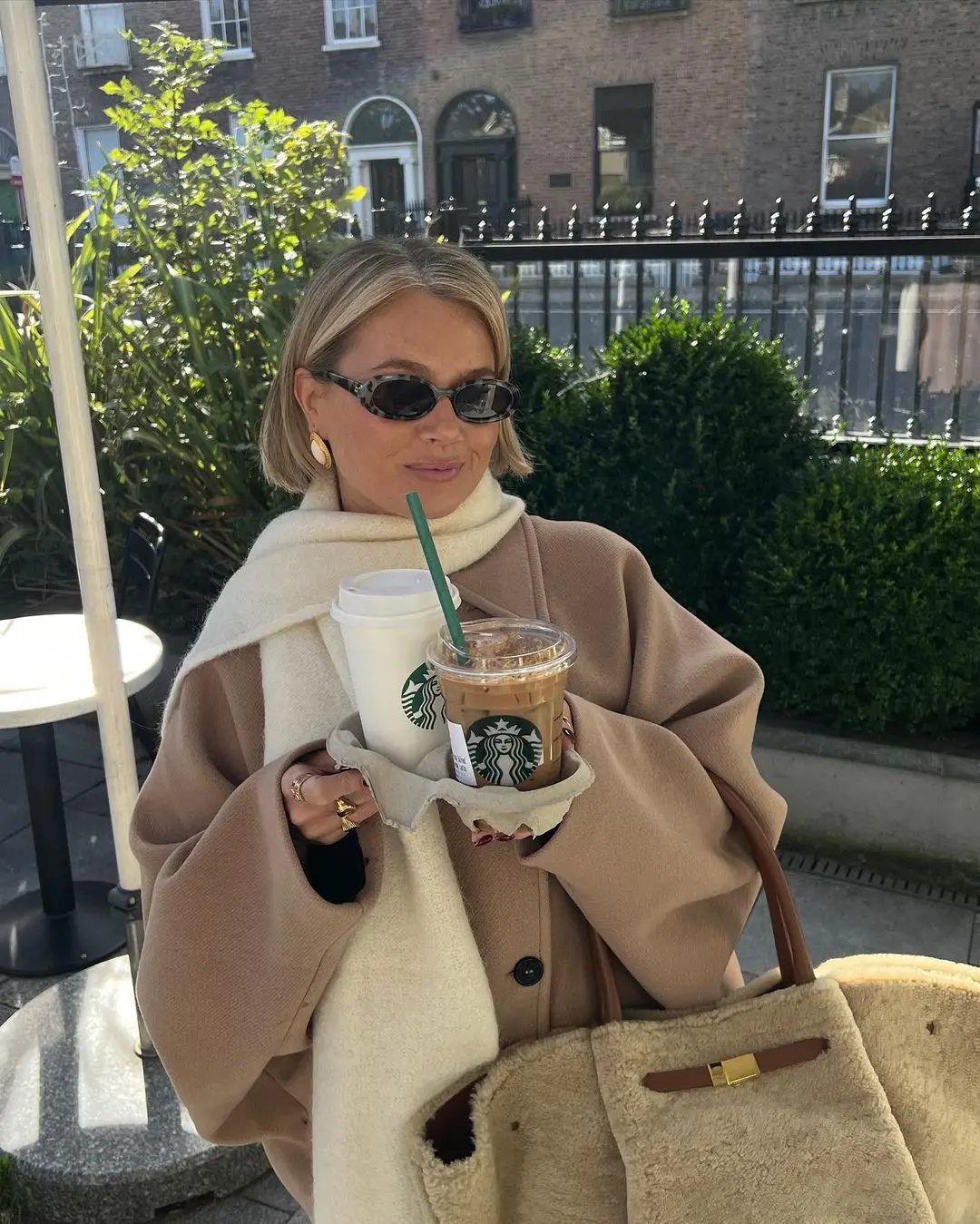 Yani - Manteau surdimensionné à boutons avec poches