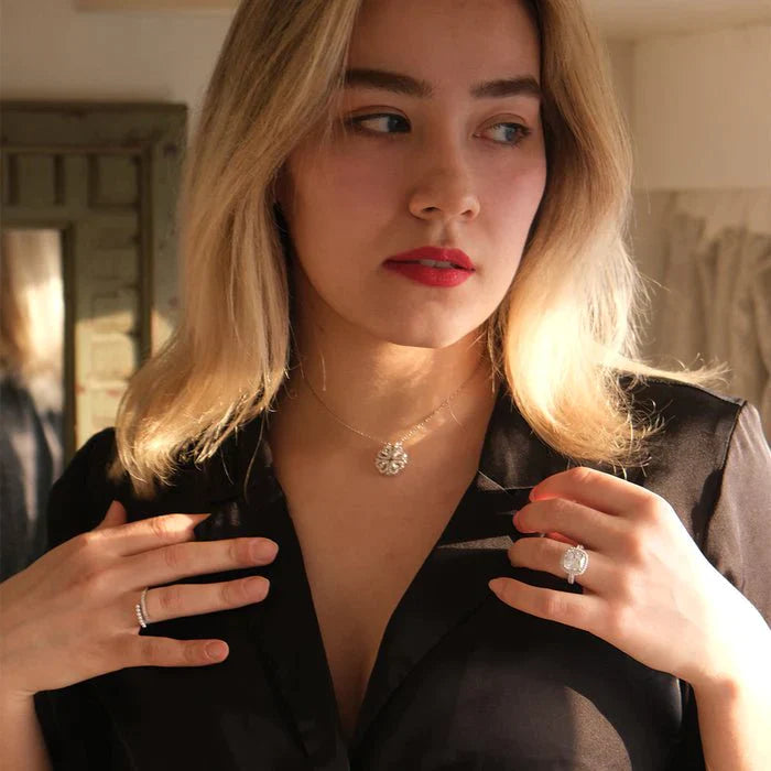 Mon collier coeur de trèfle