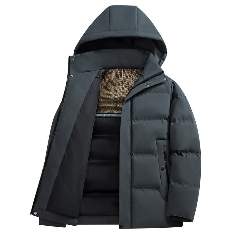 Veste d'Hiver Élégante Imperméable