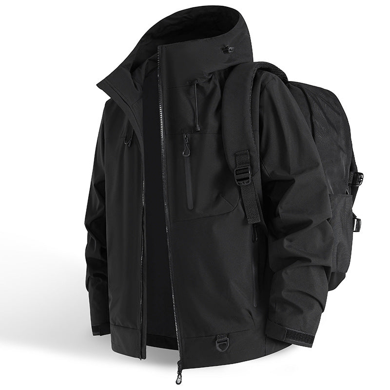 Veste de Sport Imperméable avec Capuche – Coupe-Vent & Respirante