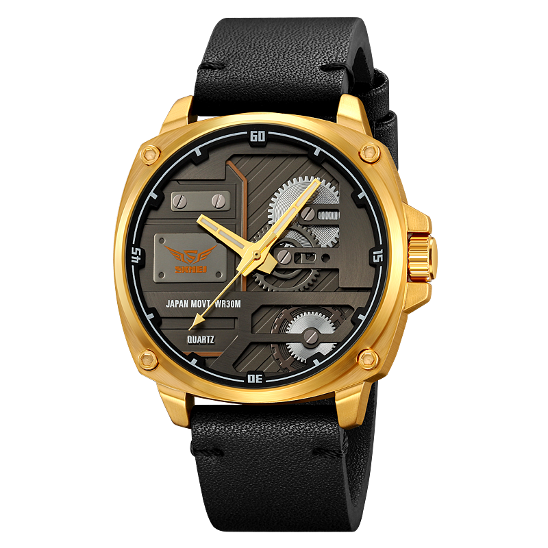 Montre Homme en Cuir Quartz™ - Olsen & Olsen