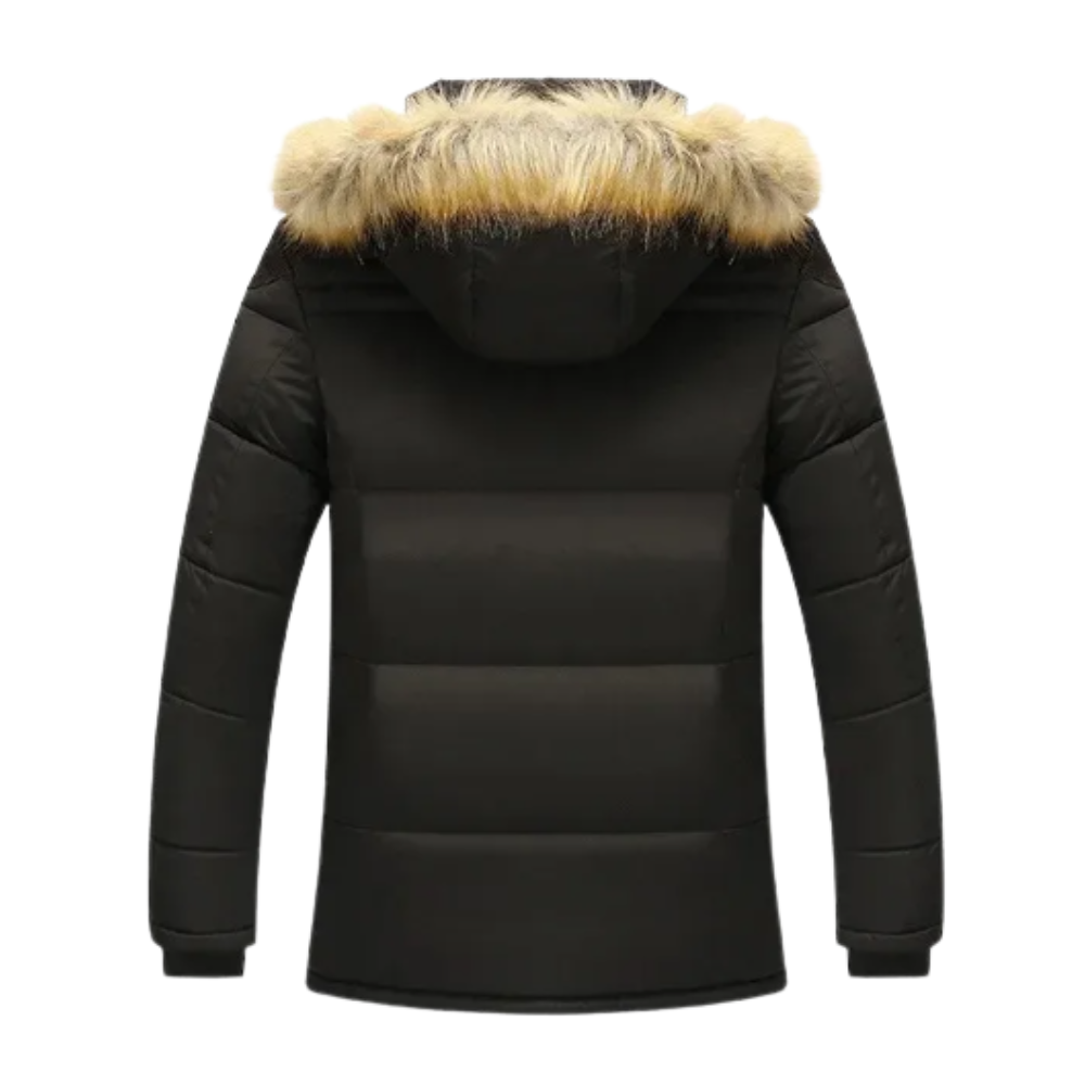Yani - Elegante wattierte Fleece-Winterjacke