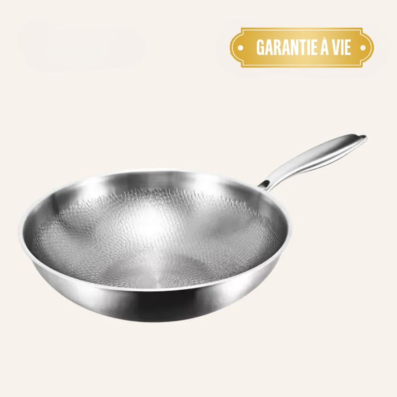 Poêle en Titane avec Fond Plat