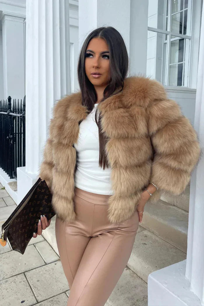 Yani -  Veste en Fausse Fourrure Confortable