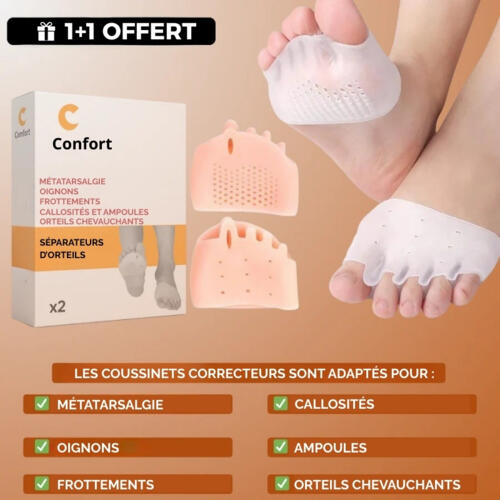 Coussinets Correcteurs et Relaxants Pour Orteils