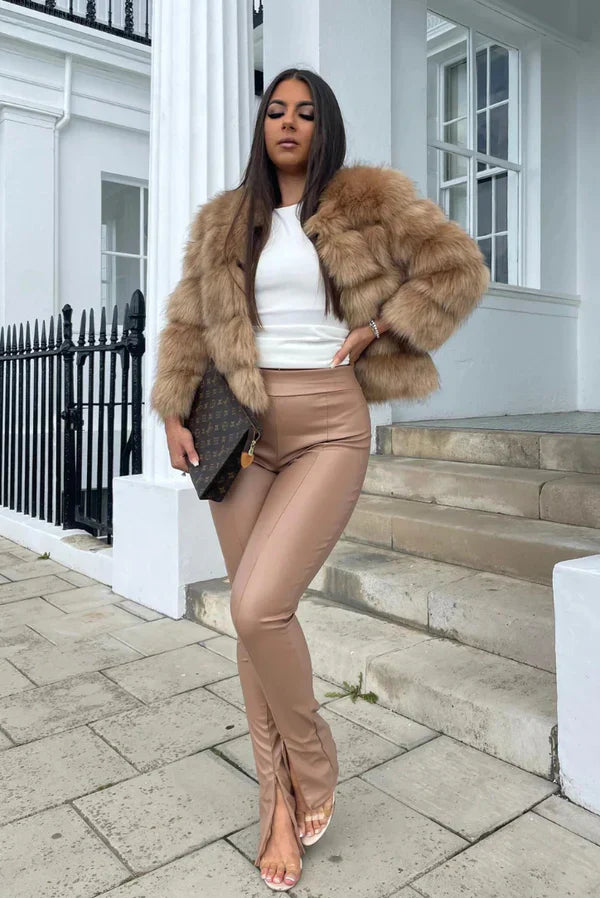 Yani -  Veste en Fausse Fourrure Confortable