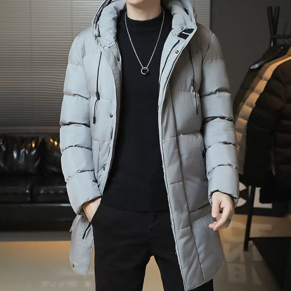 Manteau Long Élégant d'Hiver