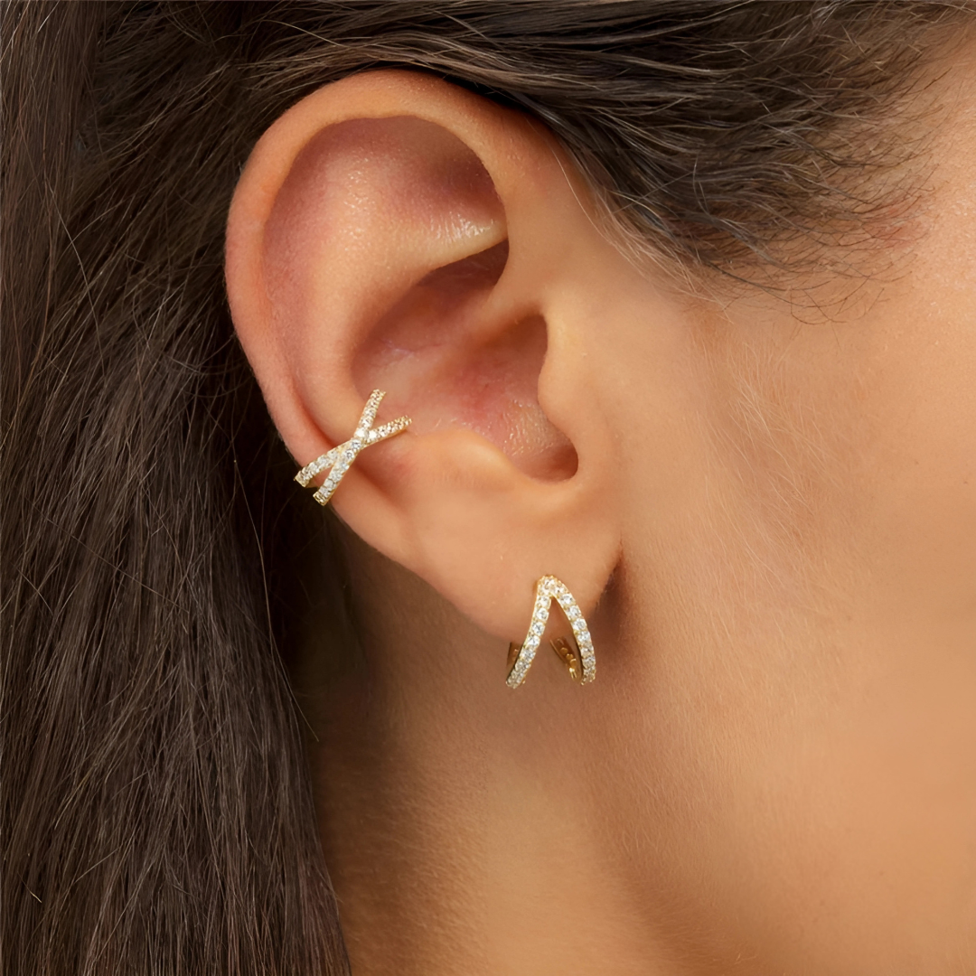 NOËLLE™ | Ear Cuff Élégant
