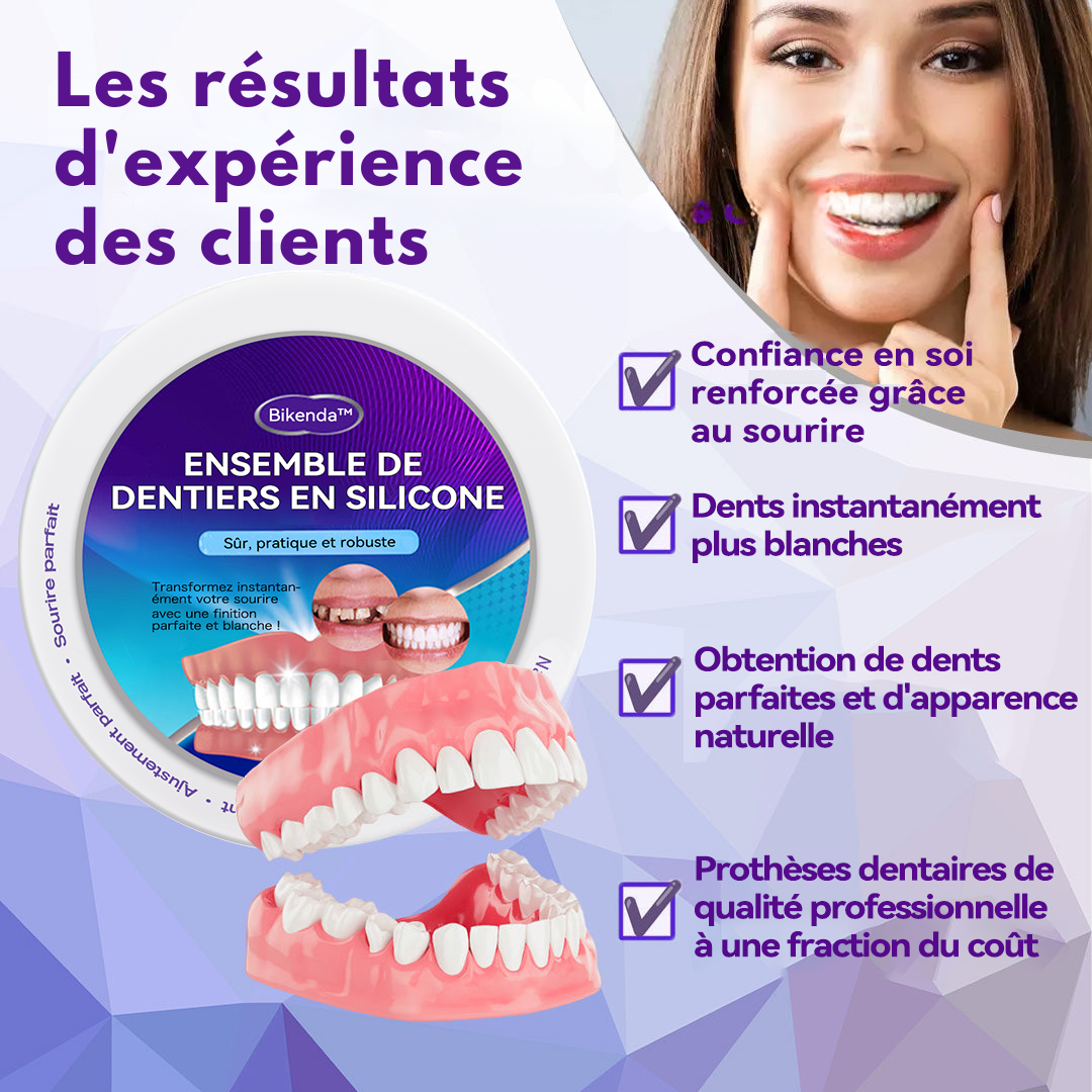 Schneider - Ensemble de Dentiers en Silicone