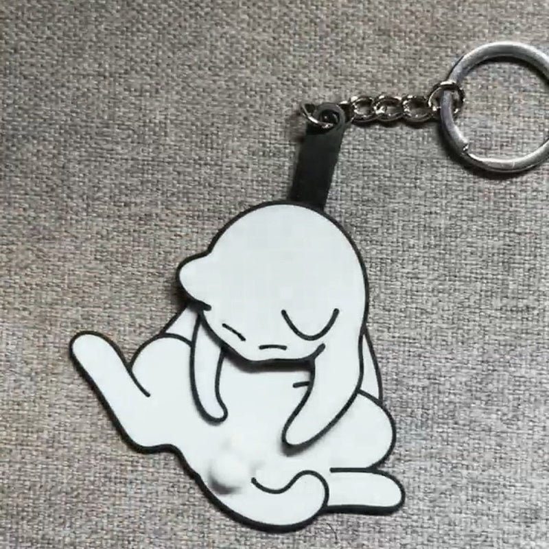 Porte-clés œufs et chaton