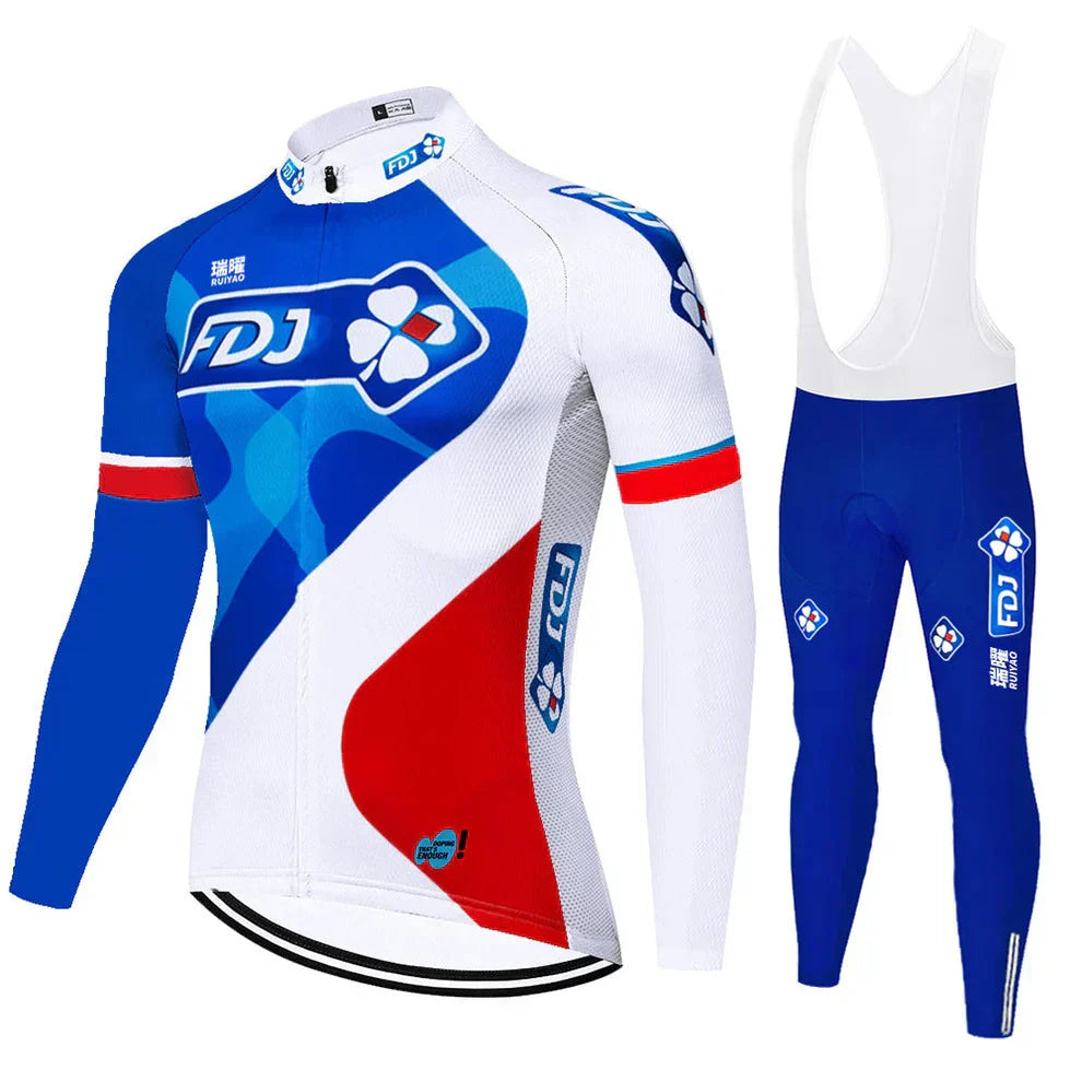 FDJ | Ensemble de cyclisme professionnel à manches longues