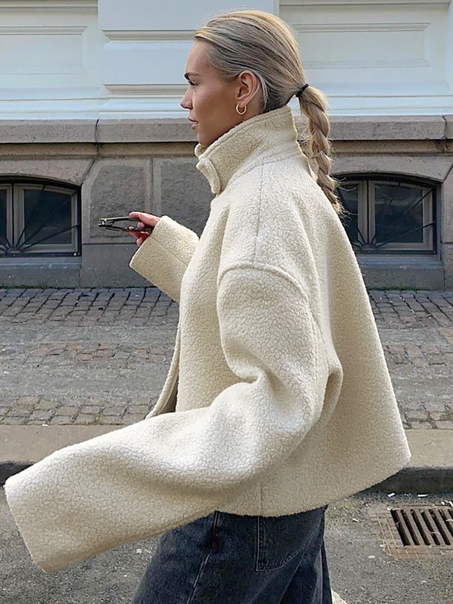 Yani - Veste en Fleece à Col Montant Douillet