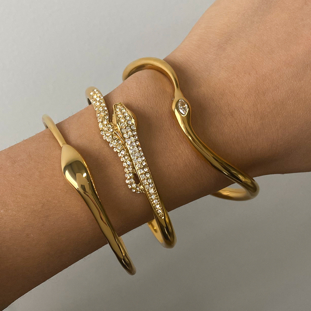 Ensemble de bracelets Cassian Veyne | Or
