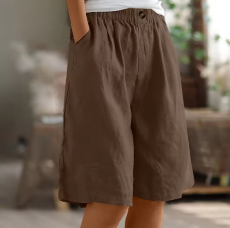 Short Oversize Bohémien Pour Femme