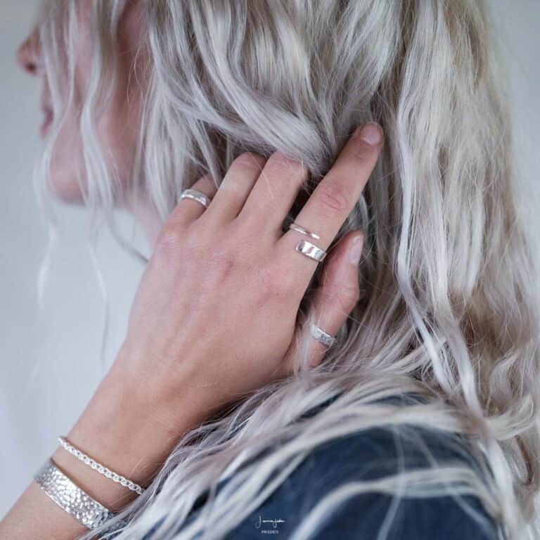 Bague simple en argent 925