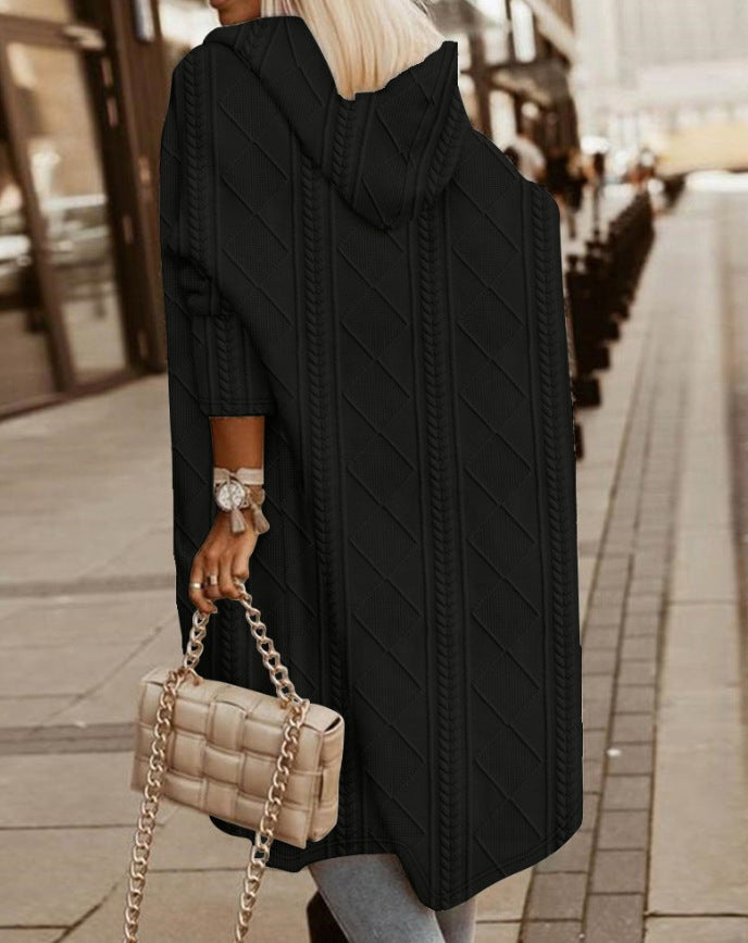 Monalisa - Cardigan Long avec Capuche