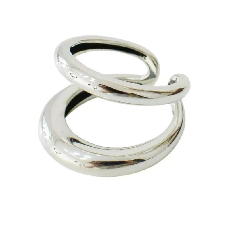 Bague vintage réglable en argent 925