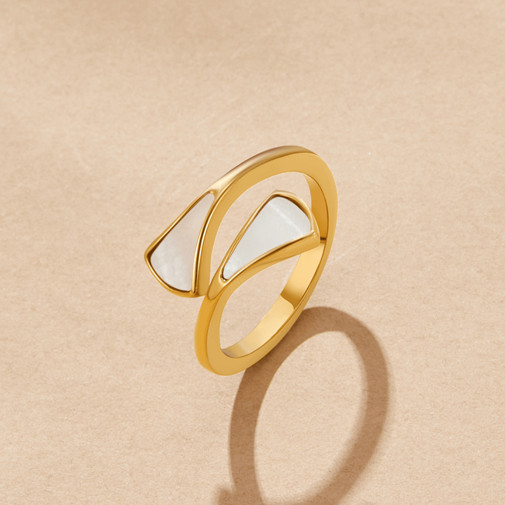 Bague de rêve en nacre