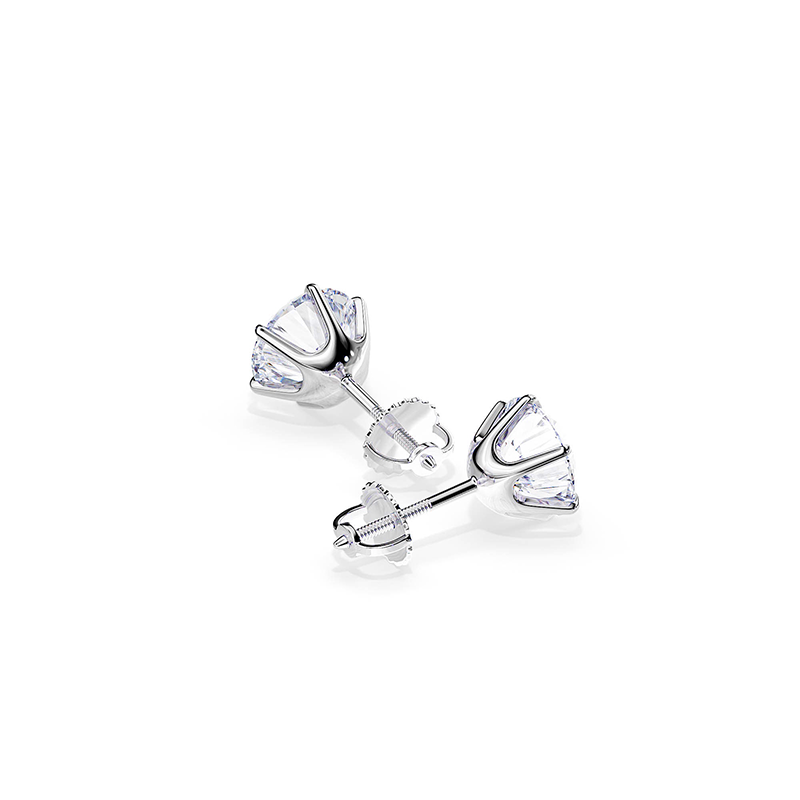 Boucles d'oreilles Tera | Or blanc