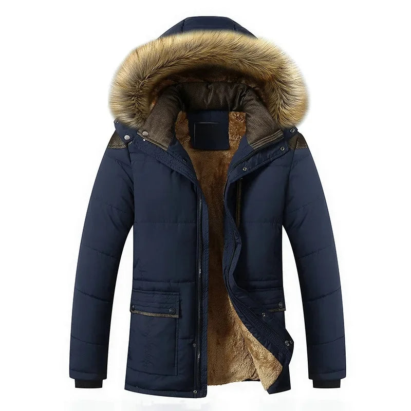 Yani - Elegante wattierte Fleece-Winterjacke
